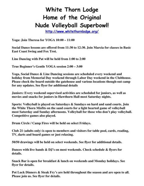 strip volleyball|White Thorn Lodge 49th Annual Naked Volleyball .